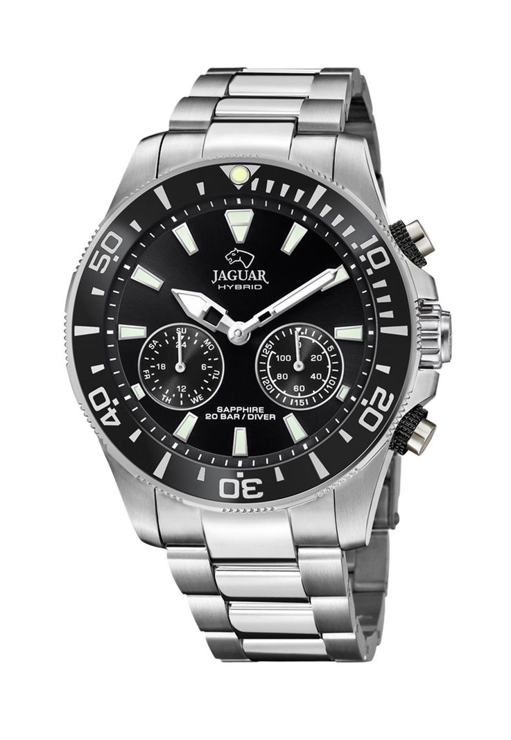 Reloj J888/2 Jaguar Plateado Hombre Hybrid Plateado Metalico