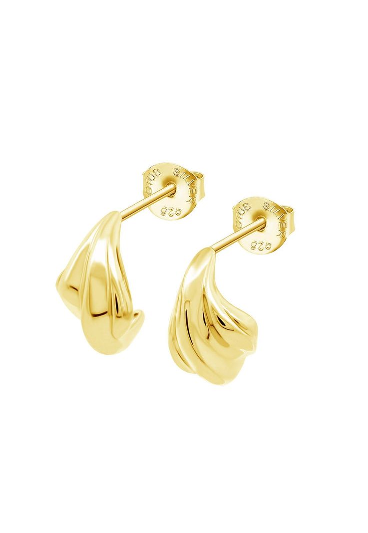 Aros Lp3783-4/2 Lotus Silver Mujer Trendy Dorado