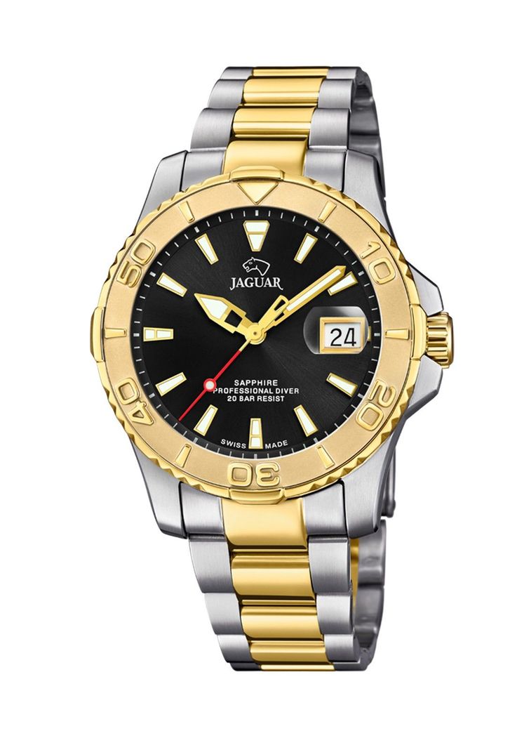 Reloj J970/3 Jaguar Negro Hombre Clair De Lune