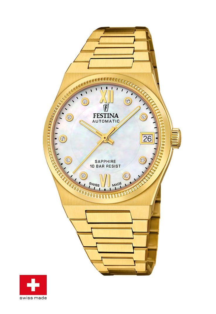 Reloj F20033/1 Festina Swiss Blanco Mujer My Swiss Time-1