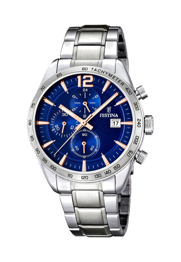 Reloj F16759/5 Festina Azul Hombre Timeless Chronograph-0