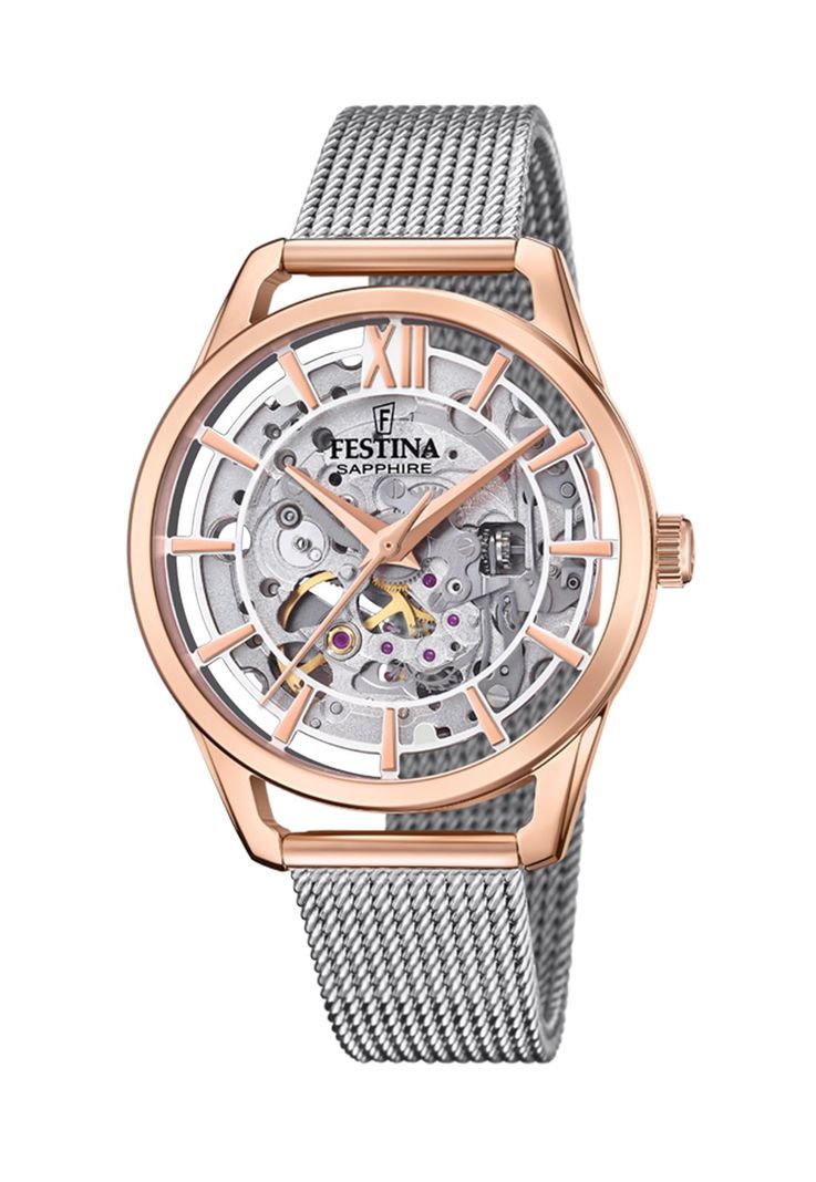 Reloj F20628/1 Festina Transparente Mujer Automático-0
