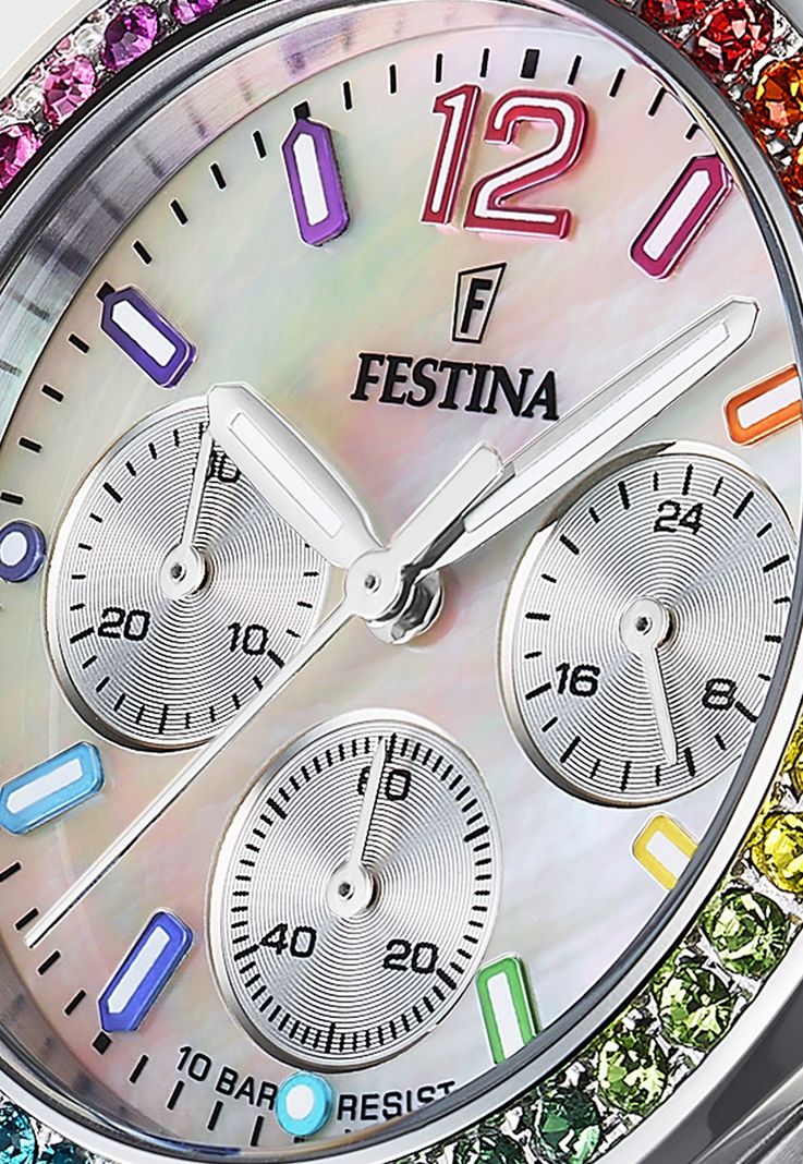 Reloj F20610/2 Festina Blanco Nácar Mujer Boyfriend Collection-2