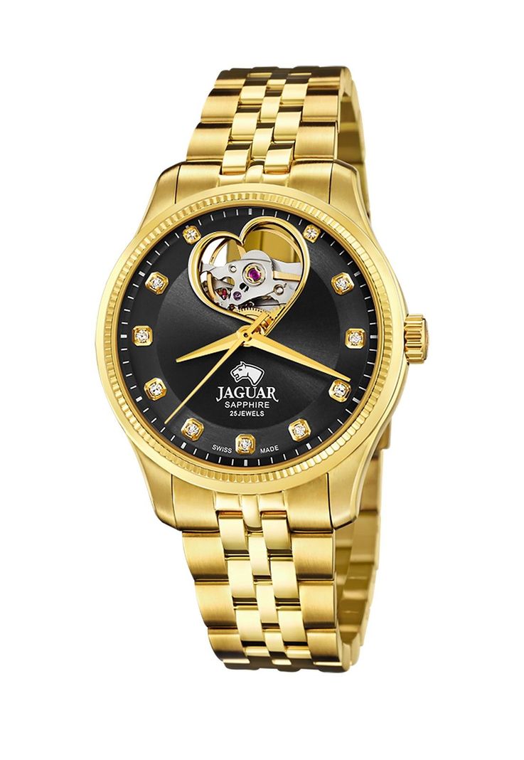 Reloj J996/2 Jaguar Swiss Negro Mujer Automático-0