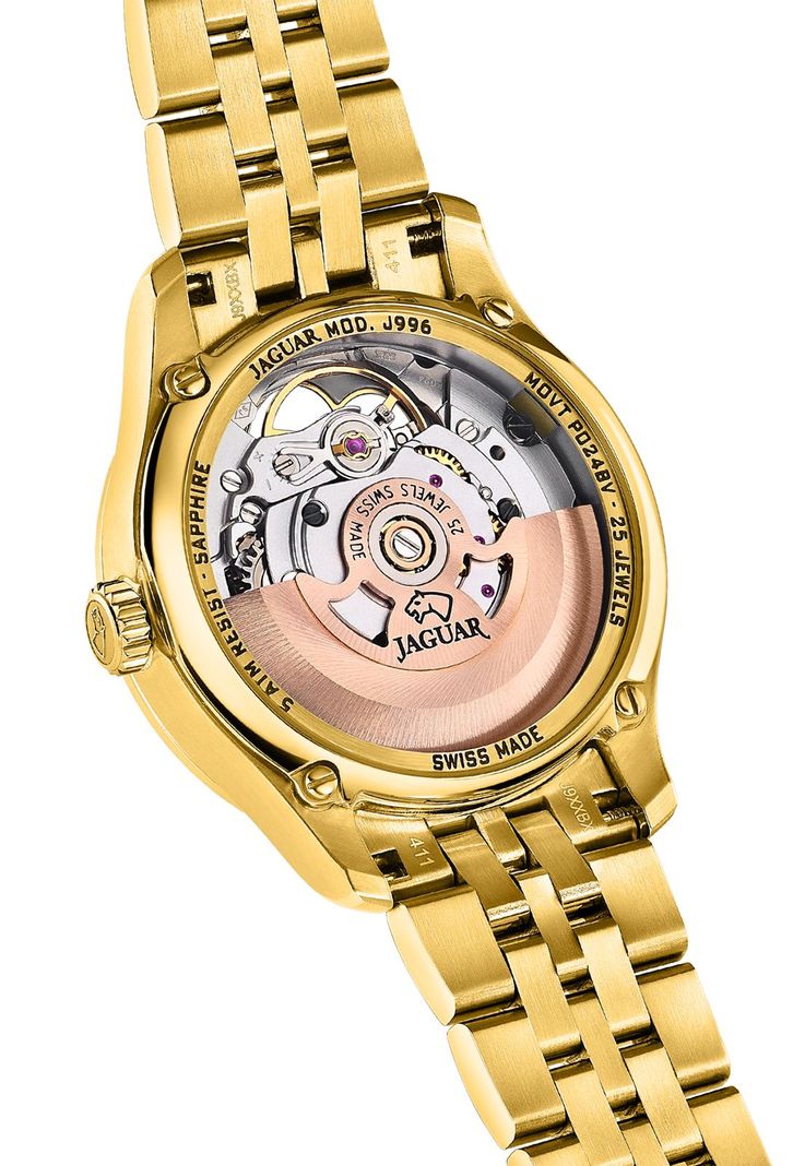 Reloj J996/2 Jaguar Swiss Negro Mujer Automático-4