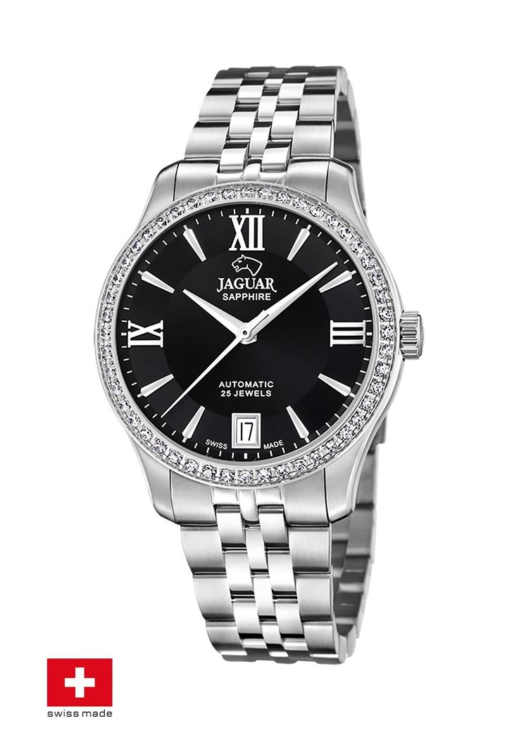 Reloj J997/2 Jaguar Swiss Negro Mujer Automático-1