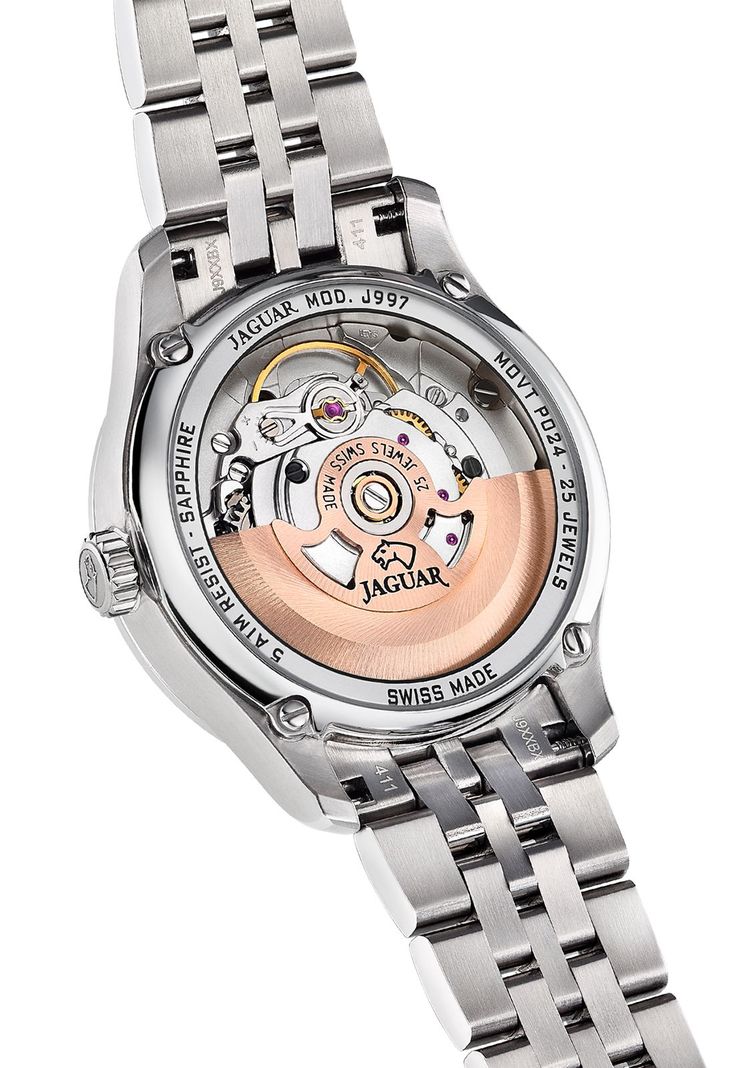 Reloj J997/2 Jaguar Swiss Negro Mujer Automático-4