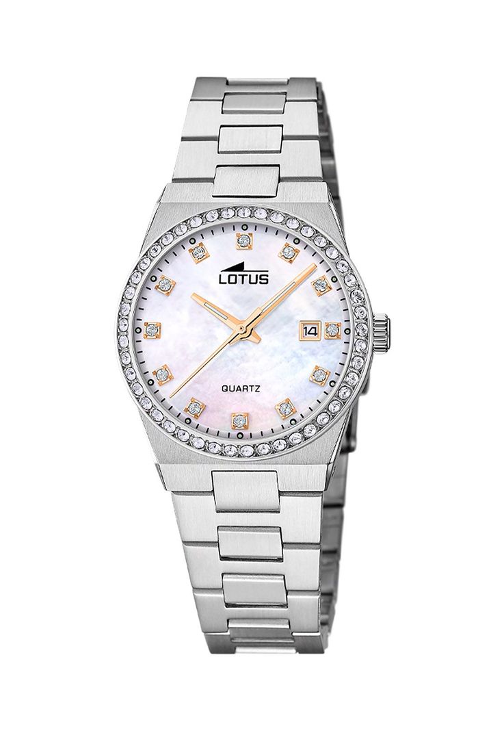 Reloj 18885/B Lotus Blanco Mujer The Ambassadors Collections Plateado Metalico
