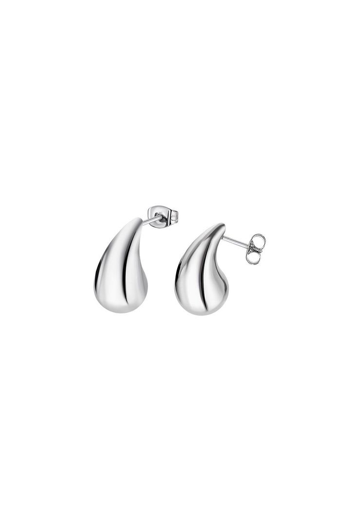 Aros Ls2426-4/1 Lotus Style Mujer Urban Woman Plateado Metalico