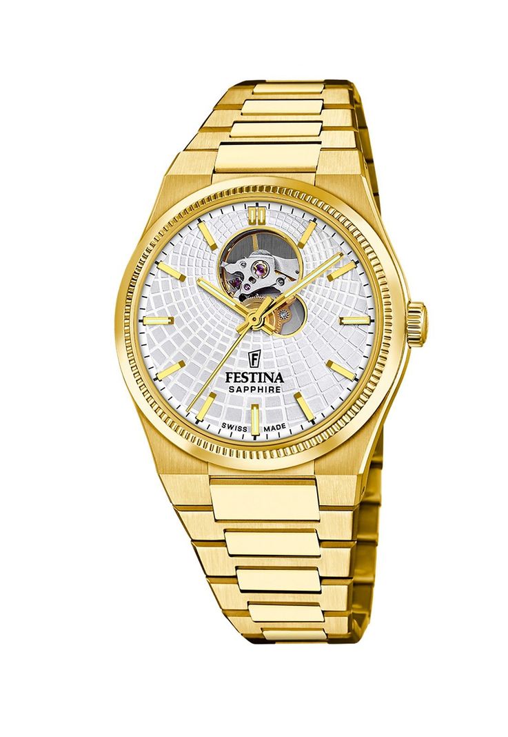 Reloj F20062/1 Festina Swiss Plata Hombre Automático-0