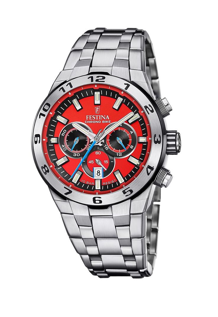 Reloj F20670/5 Festina Rojo Hombre Chrono Bike-0