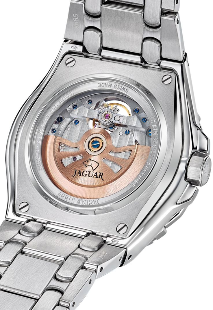 Reloj J1007/3 Jaguar Swiss Verde Hombre Automático-4