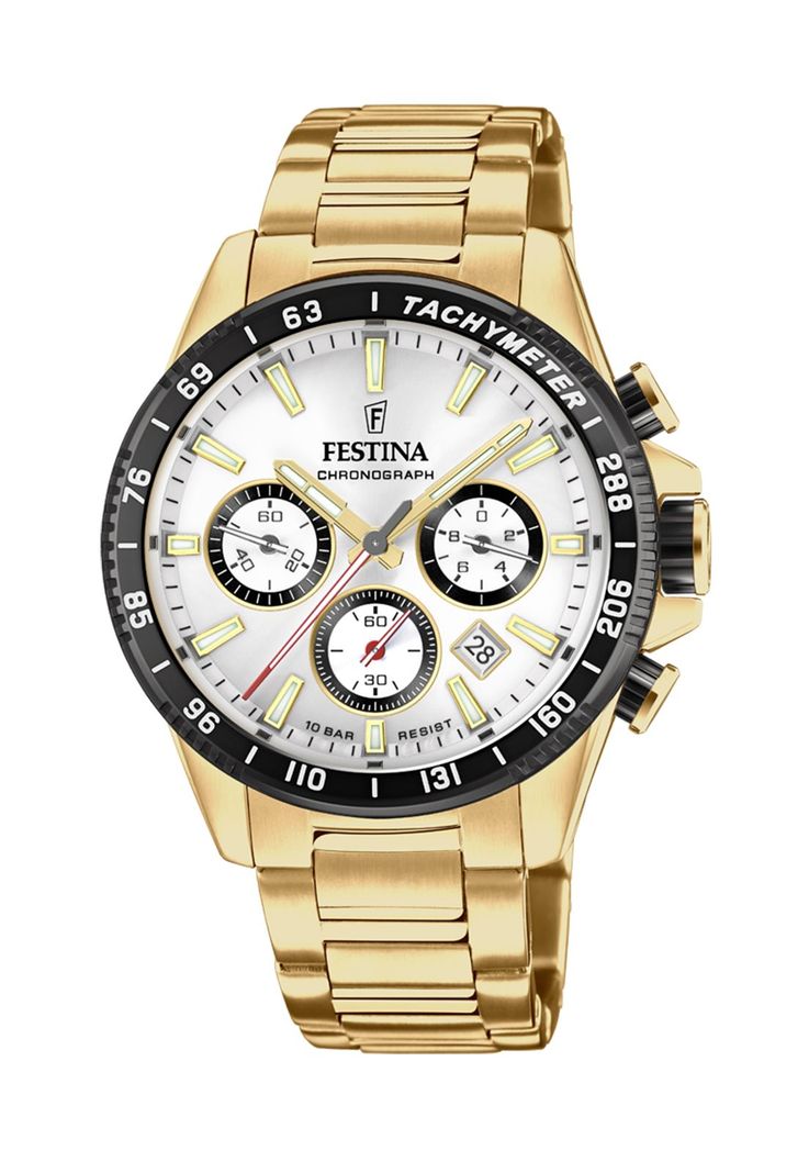 Reloj F20634/1 Festina Blanco Hombre Timeless Chronograph-0