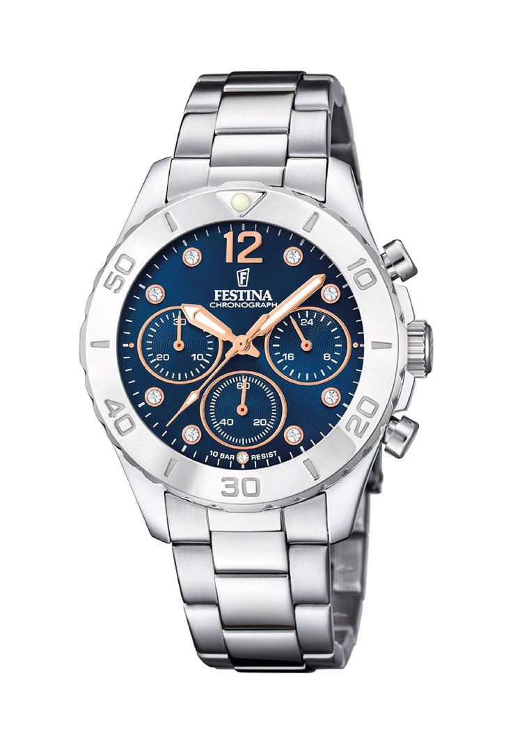 Reloj F20603/3 Festina Azul Mujer Boyfriend Collection-0