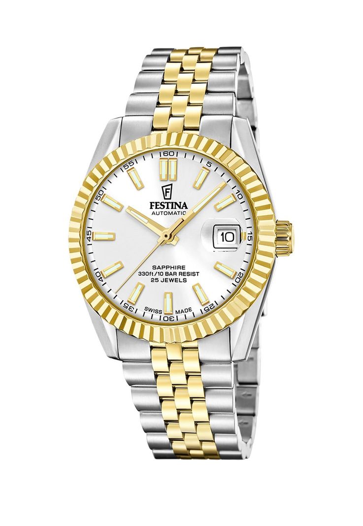Reloj F20091/1 Festina Swiss Plateado Hombre Automático