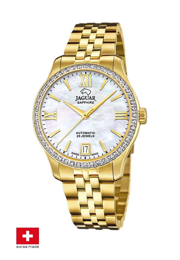 Reloj J999/1 Jaguar Swiss Blanco Mujer Automático-1