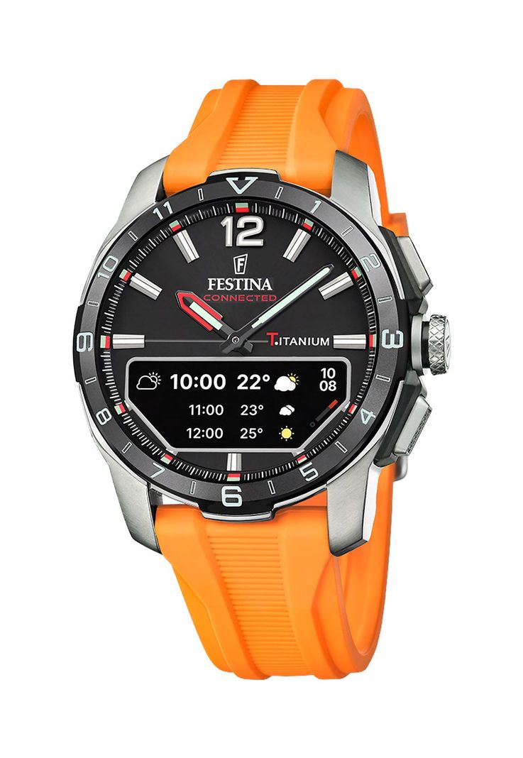 Reloj F23000/D Festina Negro Hombre Hybrid Naranjo