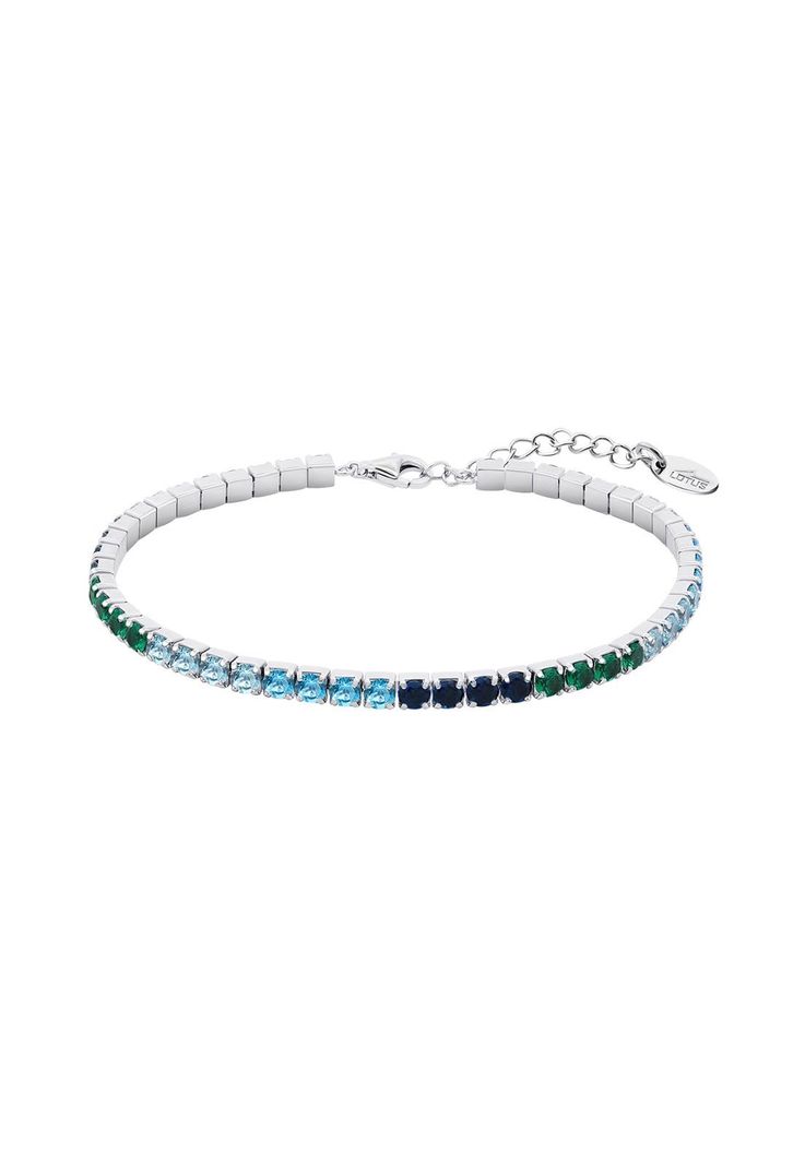 Pulsera Lp3452-2/4 Lotus Silver Mujer Pure Essential Blanco