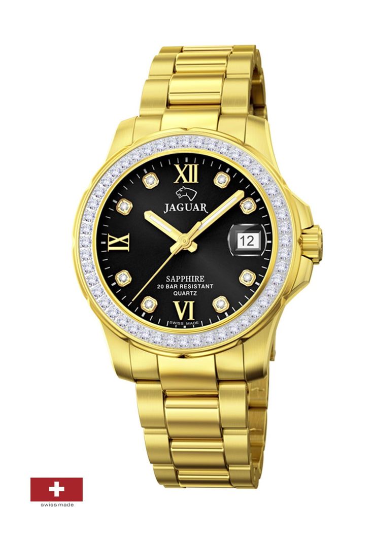 Reloj J895/4 Jaguar Negro Mujer man-1