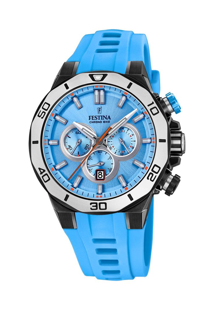 Reloj F20450/6 Festina Celeste Hombre Chrono Bike-0