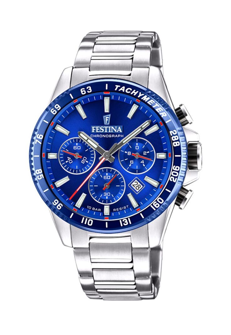 Reloj F20560/3 Festina Azul Hombre Timeless Chronograph-0