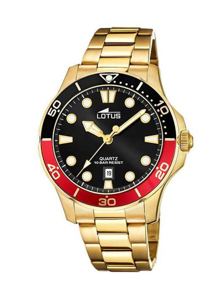 Reloj 18761/6 Lotus Negro Hombre Crono Deportivo-0