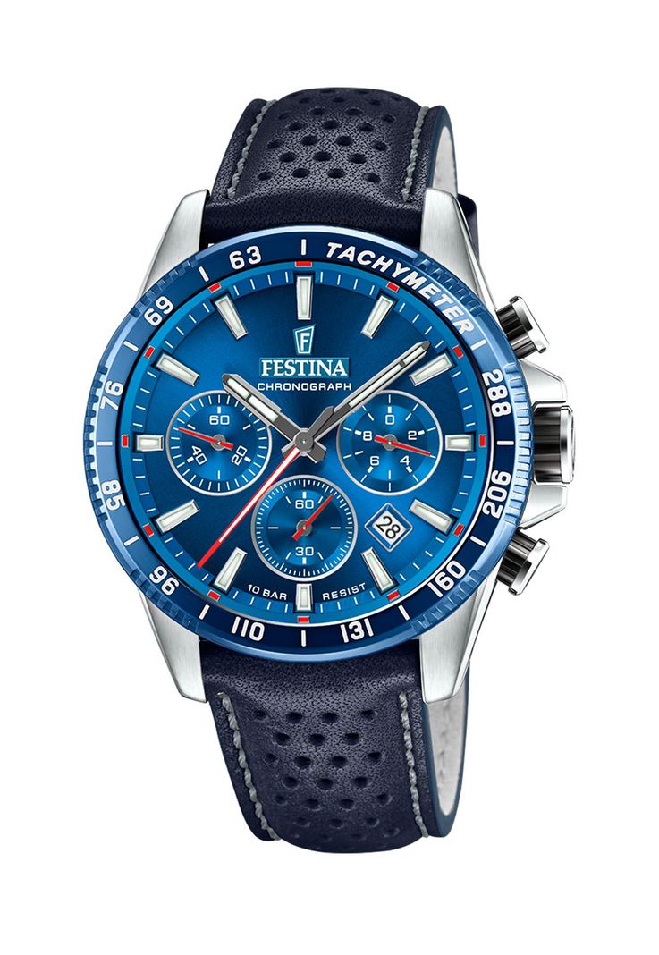 Reloj F20561/3 Festina Azul Hombre Timeless Chronograph-0