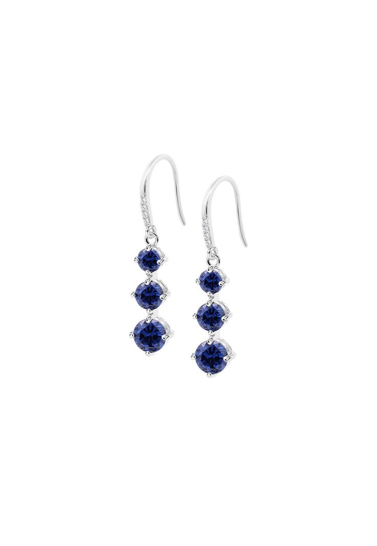 Aros Lp3785-4/2 Lotus Silver Mujer Leros Azul