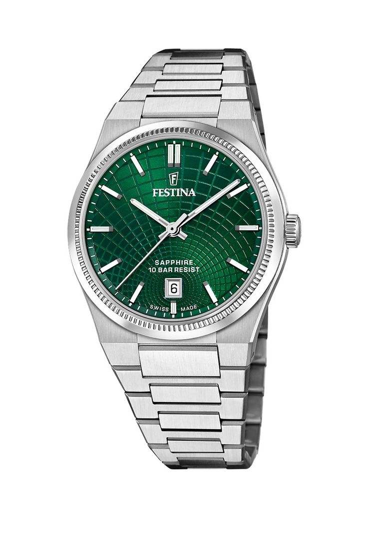 Reloj F20051/5 Festina Swiss Verde Hombre Rive Collection-0