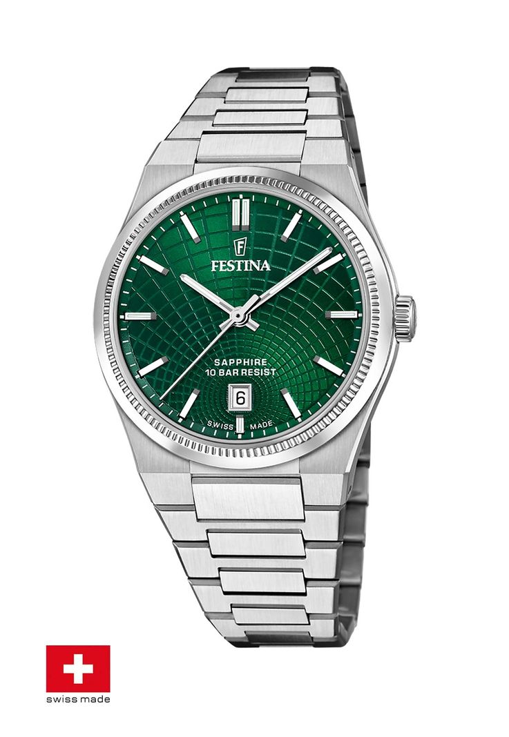 Reloj F20051/5 Festina Swiss Verde Hombre Rive Collection-1
