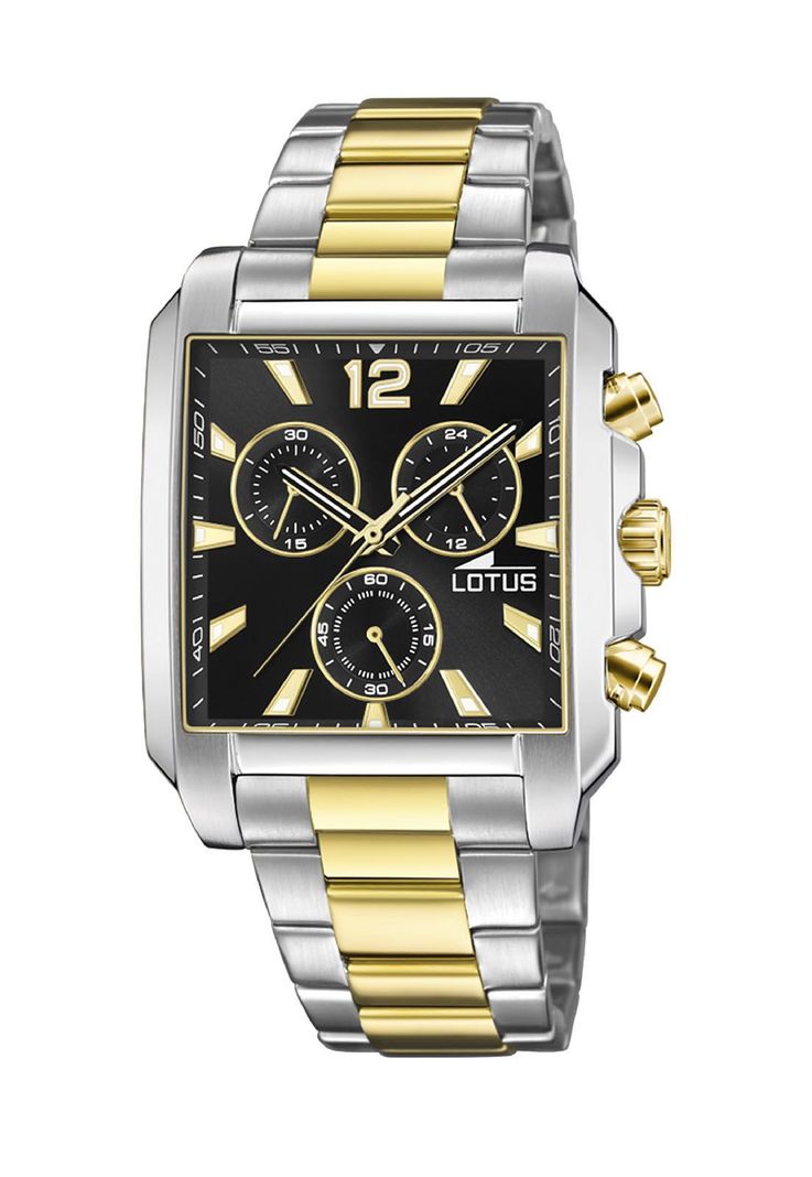 Reloj 18852/4 Lotus Negro Hombre Chrono-0