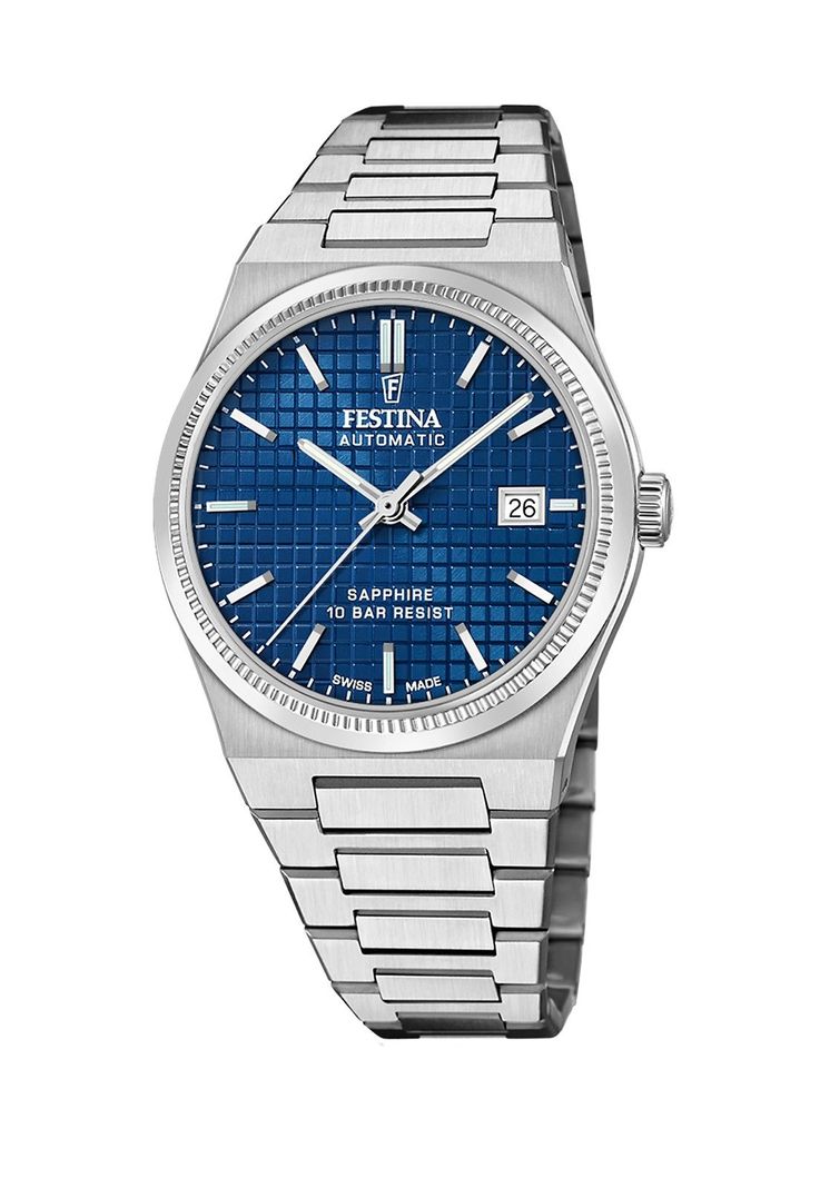 Reloj F20028/2 Festina Swiss Azul Hombre My Swiss Time-0
