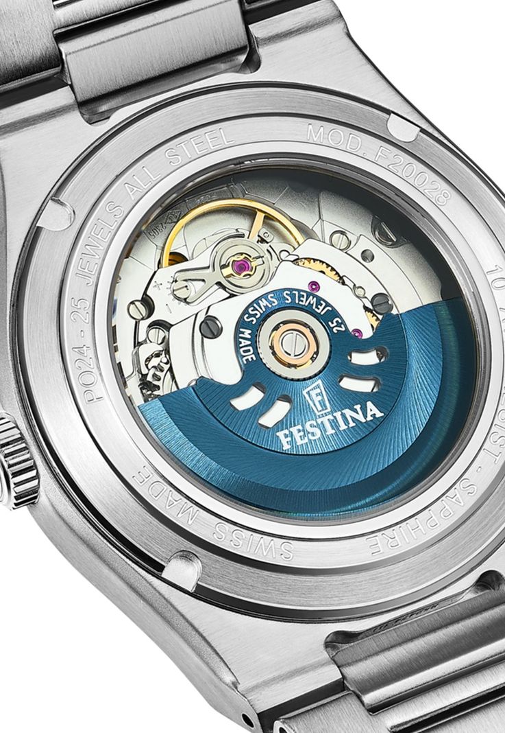 Reloj F20028/2 Festina Swiss Azul Hombre My Swiss Time-3
