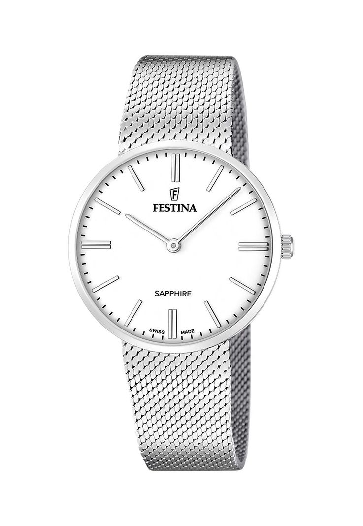 Reloj F20074/1 Festina Swiss Plateado Hombre Grace Plateado Metalico