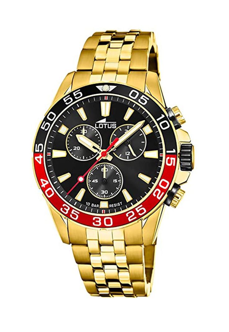 Reloj 18769/4 Lotus Negro Hombre Crono Deportivo-0