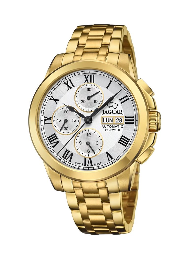 Reloj J979/1 Jaguar Plateado Hombre Automatico-0