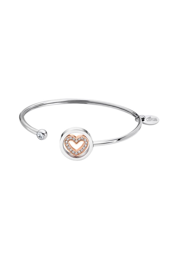 Pulsera Ls2182-2/2 Lotus Style Mujer Bliss Plateado Metalico