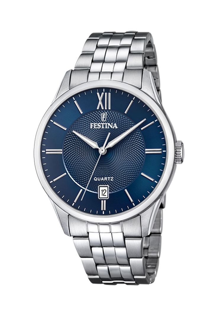 Reloj F20425/2 Festina Azul Acero Hombre Acero Clásico-0