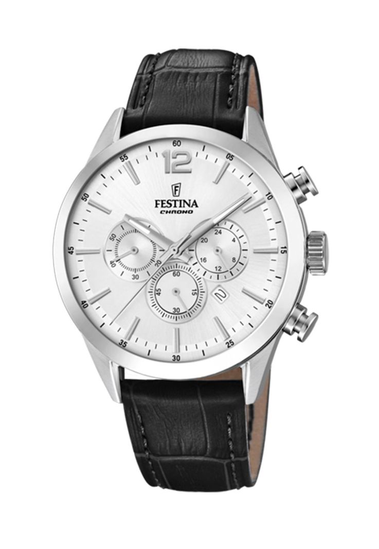 Reloj F20542/1 Festina Plateado Hombre Timeless Chronograph-0