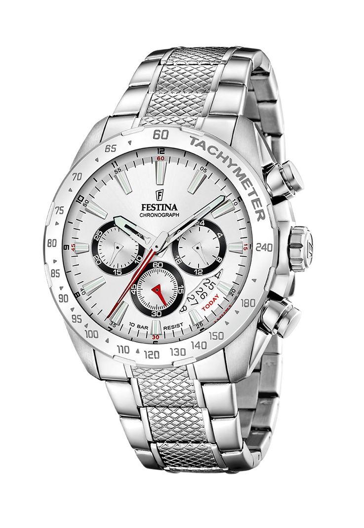 Reloj F20668/1 Festina Blanco Hombre Timeless Chronograph-0