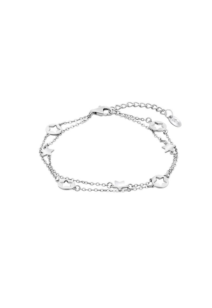 Pulsera Lp3654-2/1 Lotus Silver Mujer Mystic Plateado Metalico