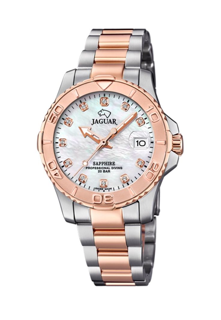 Reloj J871/5 Jaguar Crema Mujer Executive-0