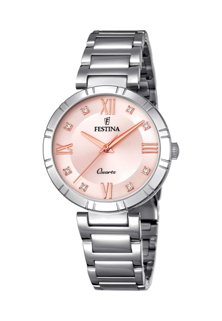 Reloj F16936/C Festina Rosa Melon Mujer Mademoiselle Plateado Metalico