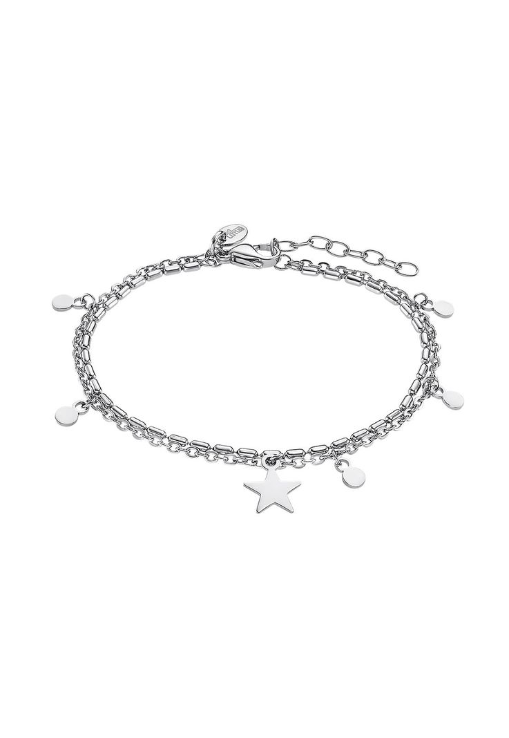 Pulsera Ls2315-2/1 Lotus Style Mujer Urban Woman Plateado Metalico