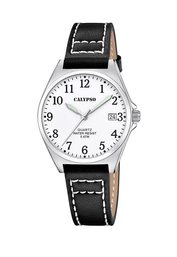 Reloj K5869/1 Calypso Blanco Mujer Basic Negro