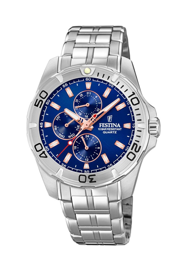 Reloj F20445/5 Festina Azul Hombre Multifuncion-0