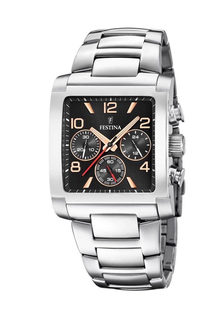 Reloj F20652/4 Festina Negro Hombre Timeless Chronograph-0