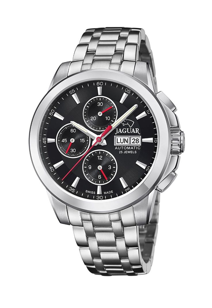 Reloj J978/4 Jaguar Negro Hombre Automatico