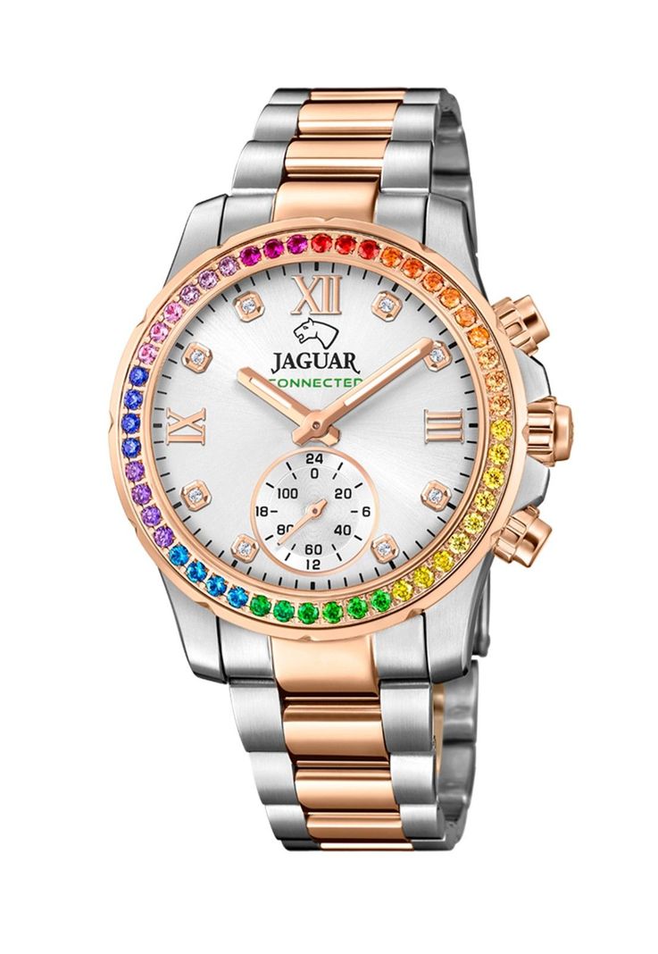Reloj J981/4 Jaguar Plateado Mujer Hybrid Plateado Metalico