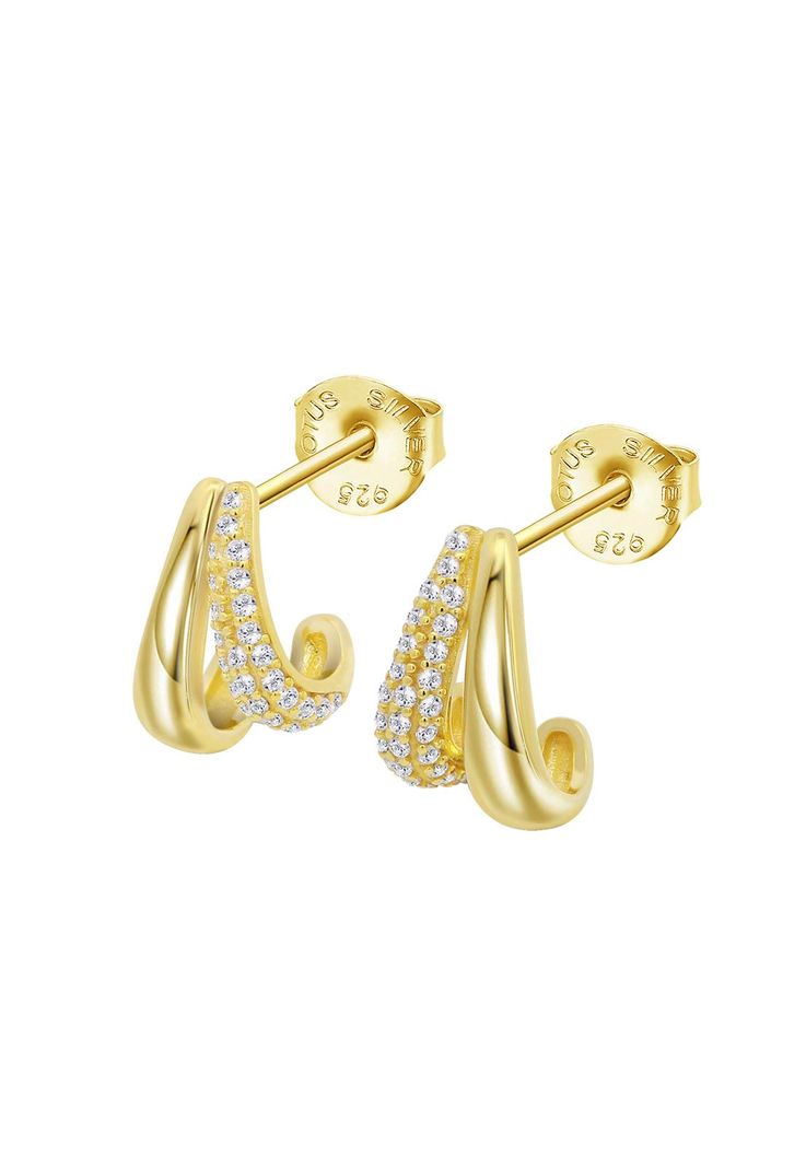 Aros Lp3846-4/2 Lotus Silver Mujer Fantasy Dorado